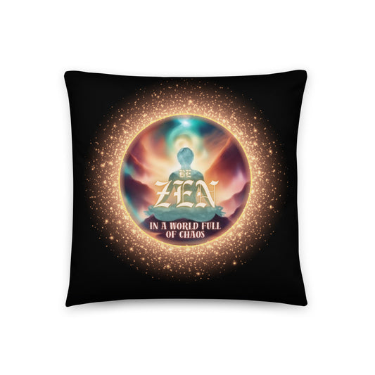 Be Zen In A World Full Of Chaos Basic Pillow