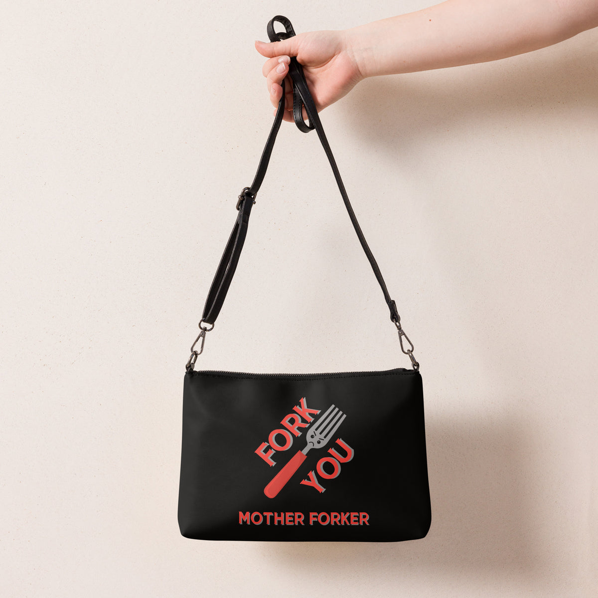 Fork You Mother Forker Crossbody bag