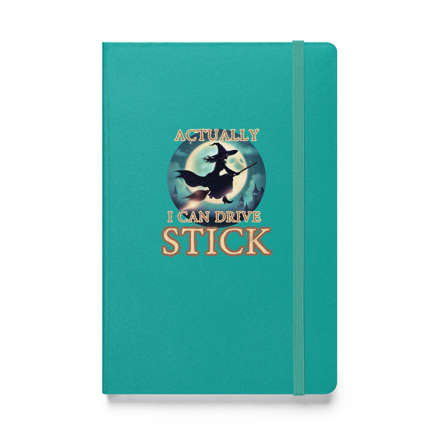 Actually I Can Drive Stick Hardcover bound notebook