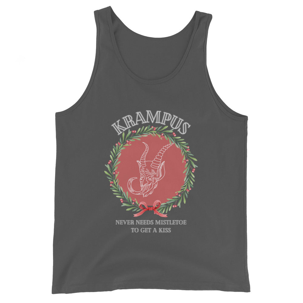 Krampus Never Needs Mistletoe To Get A Kiss Tank Top