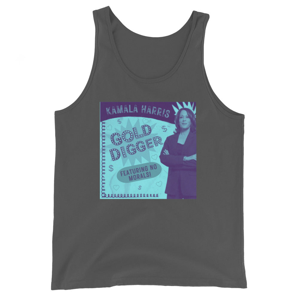 KAMALA HARRIS Gold Digger Now Featuring No Morals Tank Top