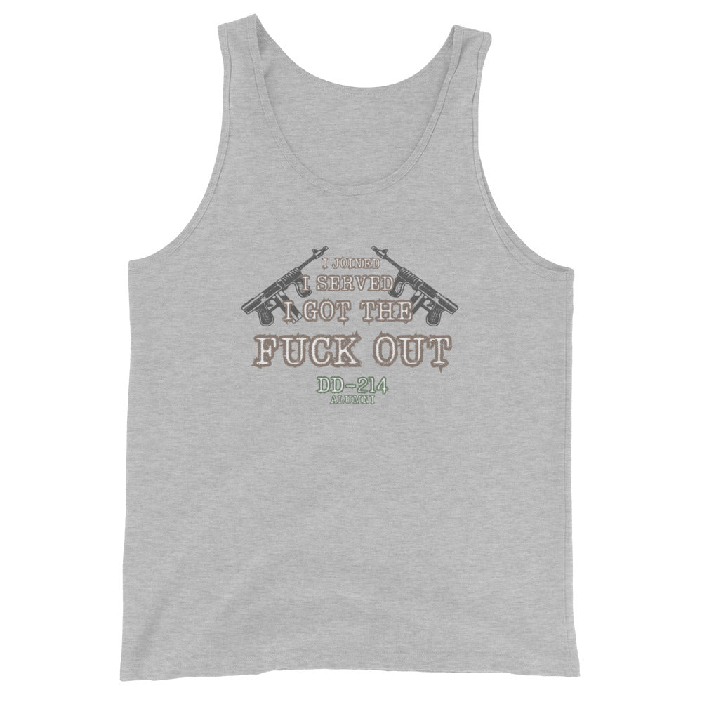 I Joined I Served I Got The Out DD-214 Alumni Tank Top