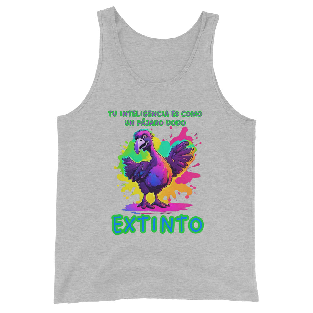 Tu Inteligencia Es Como Un Pajaro Dodo Extinto Tank Top