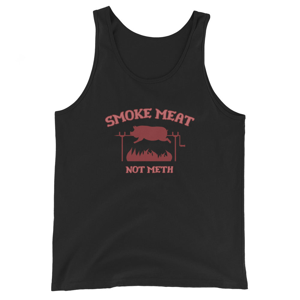 Smoke Meat Not Meth Tank Top