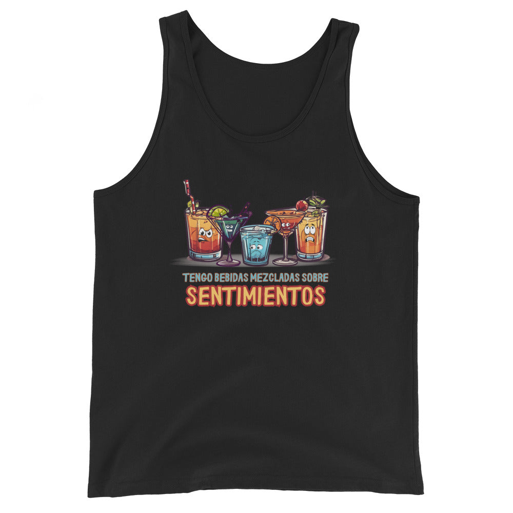 Tengo Bebidas Mezcladas Sobre Sentimientos Tank Top