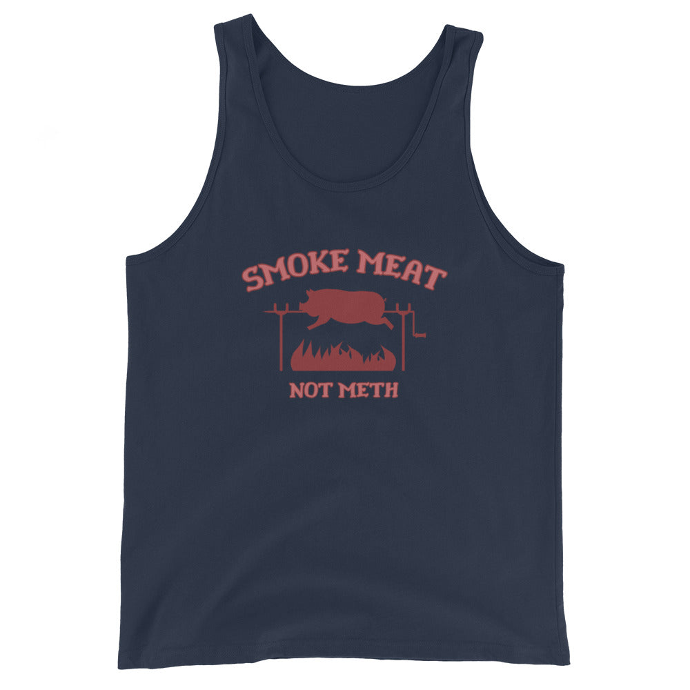 Smoke Meat Not Meth Tank Top