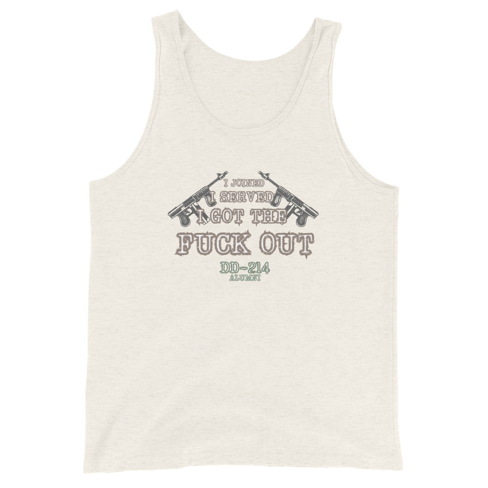I Joined I Served I Got The Out DD-214 Alumni Tank Top