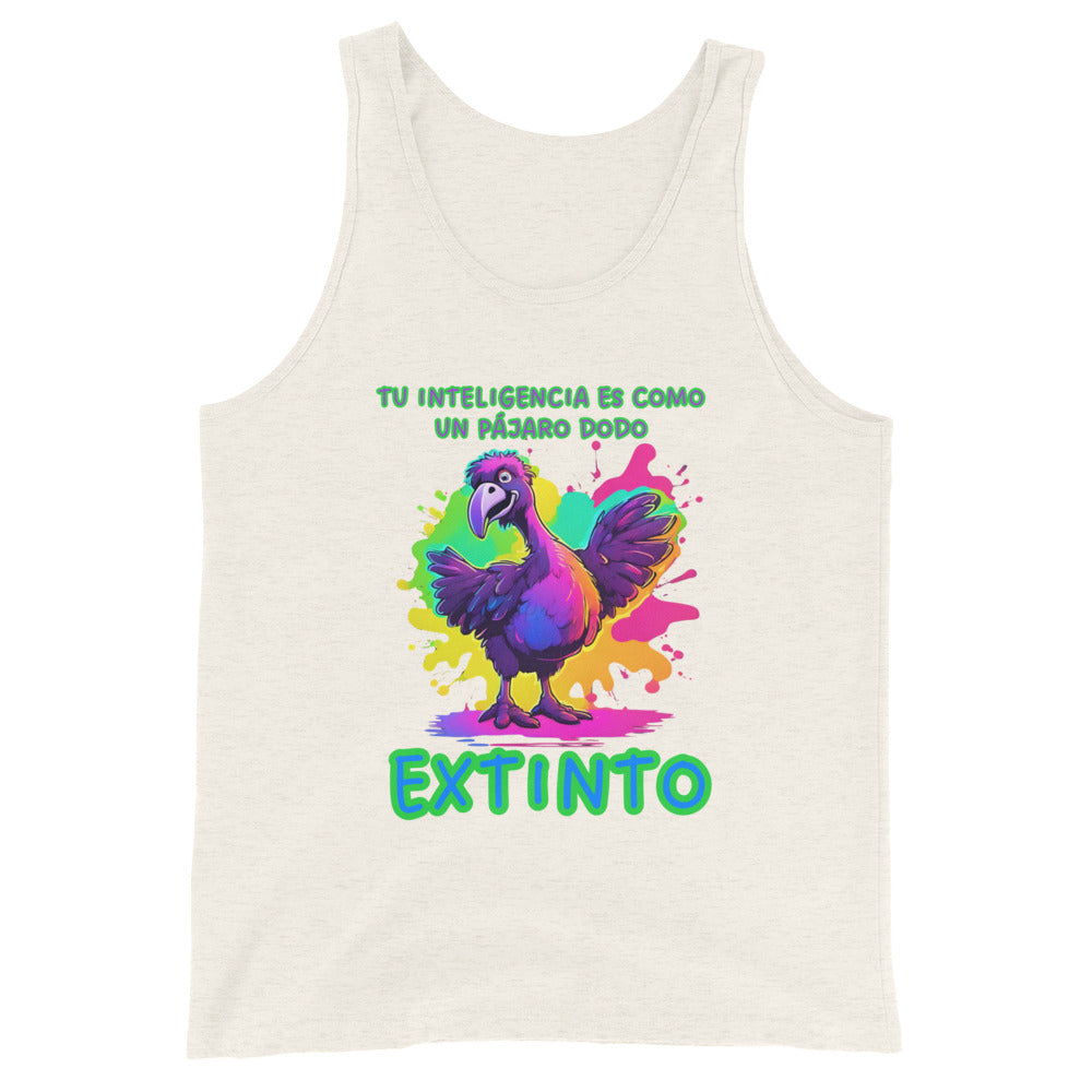 Tu Inteligencia Es Como Un Pajaro Dodo Extinto Tank Top