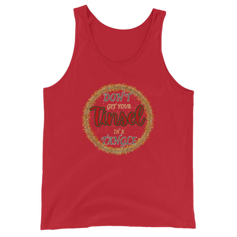 Don't Get Your Tinsel In A Tangle Tank Top