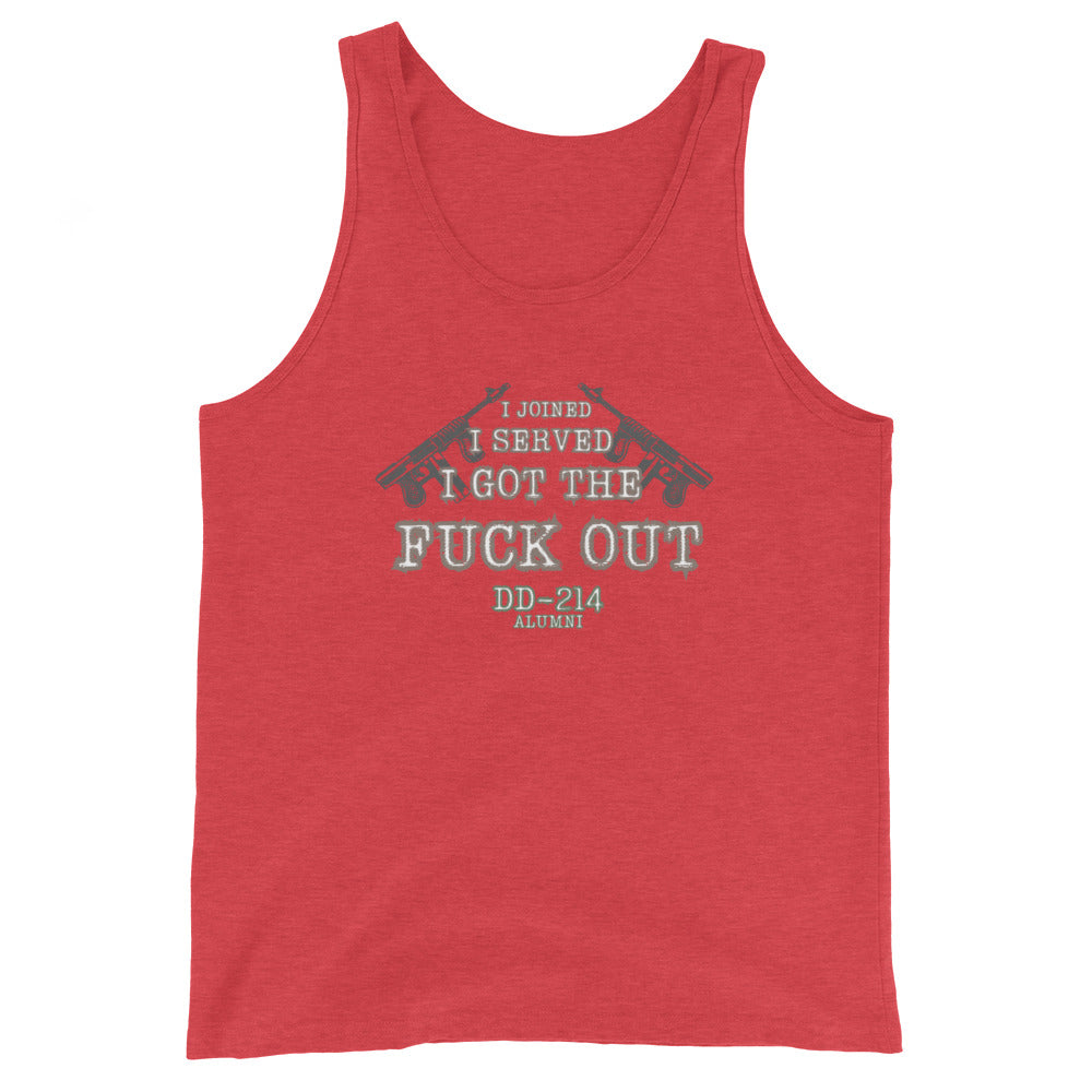 I Joined I Served I Got The Out DD-214 Alumni Tank Top