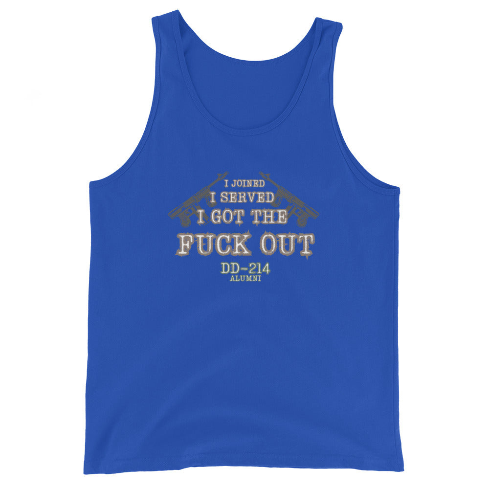 I Joined I Served I Got The Out DD-214 Alumni Tank Top