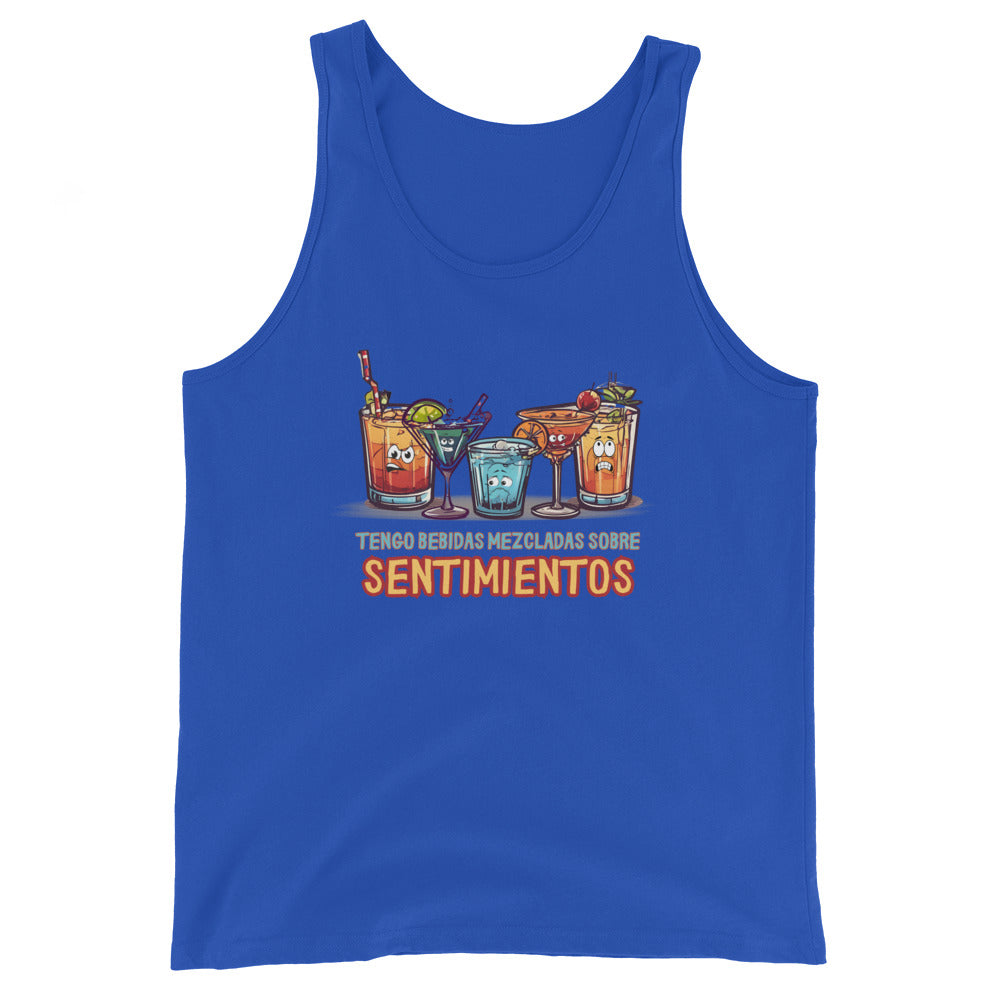 Tengo Bebidas Mezcladas Sobre Sentimientos Tank Top