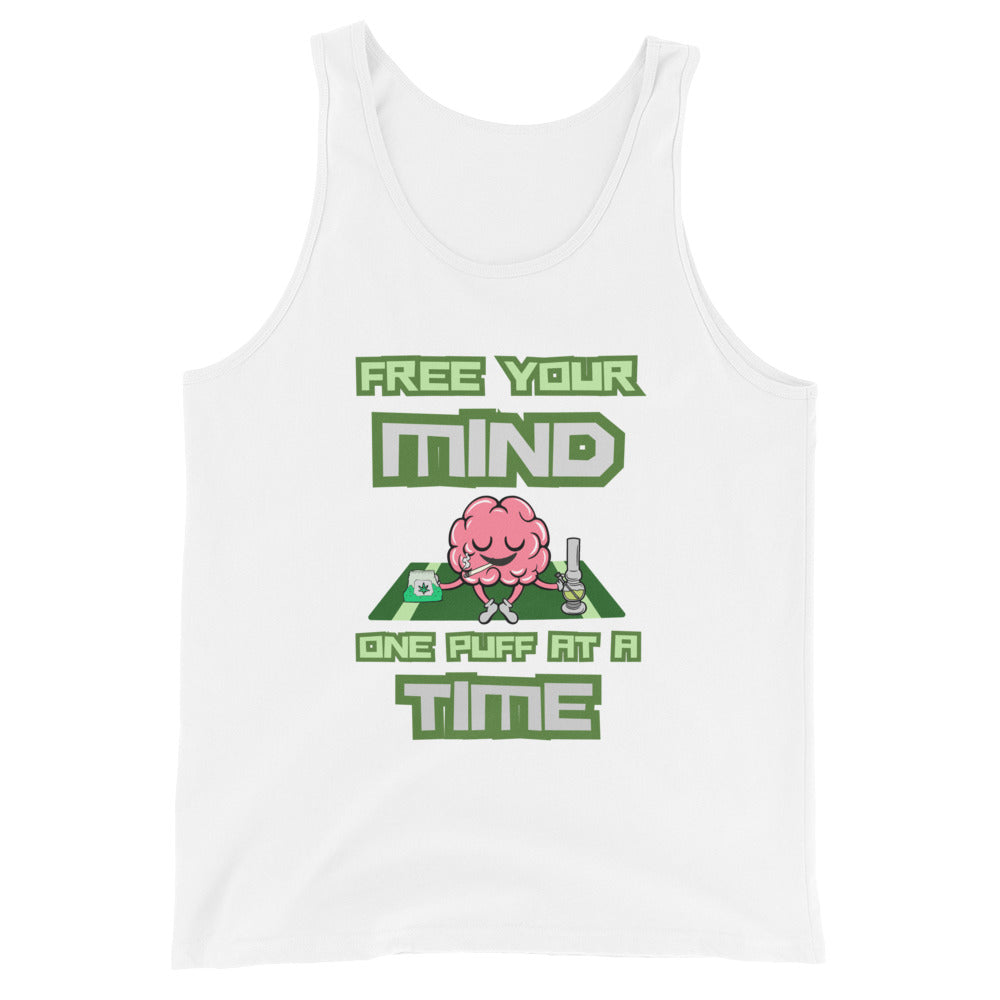 Free Your Mind One Puff At A Time Tank Top