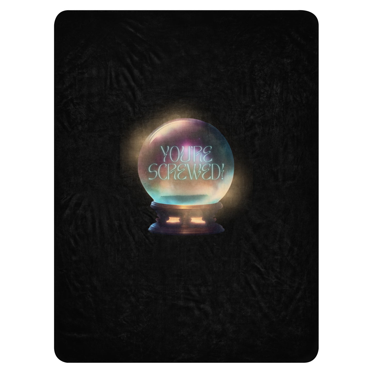 You're Screwed Sherpa blanket