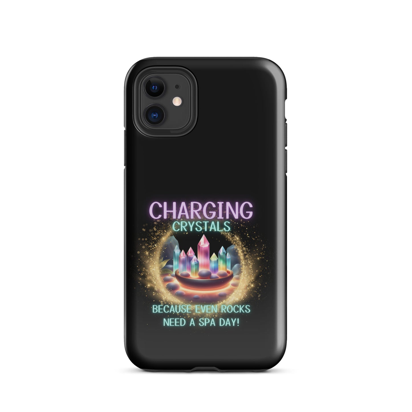 Charging Crystals Because Even Rocks Need A Spa Day Tough Case for iPhone®