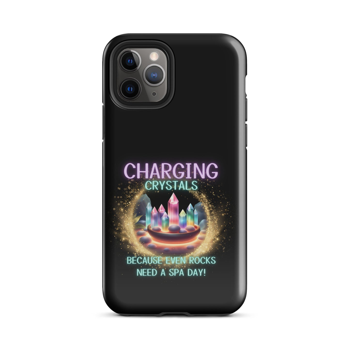 Charging Crystals Because Even Rocks Need A Spa Day Tough Case for iPhone®