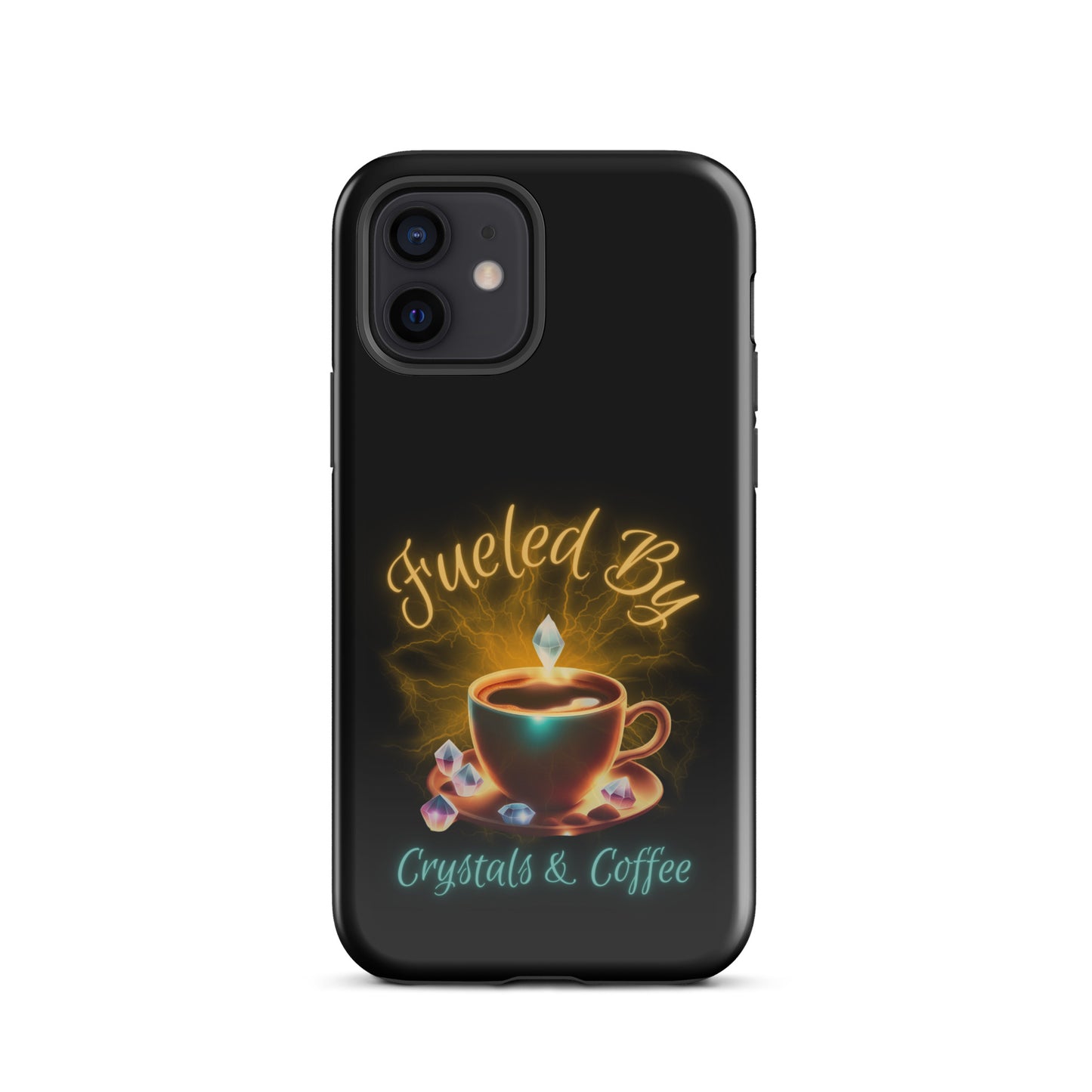 Fueled By Crystals And Coffee Tough Case for iPhone®