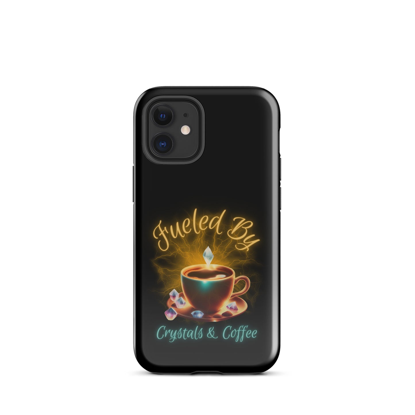Fueled By Crystals And Coffee Tough Case for iPhone®