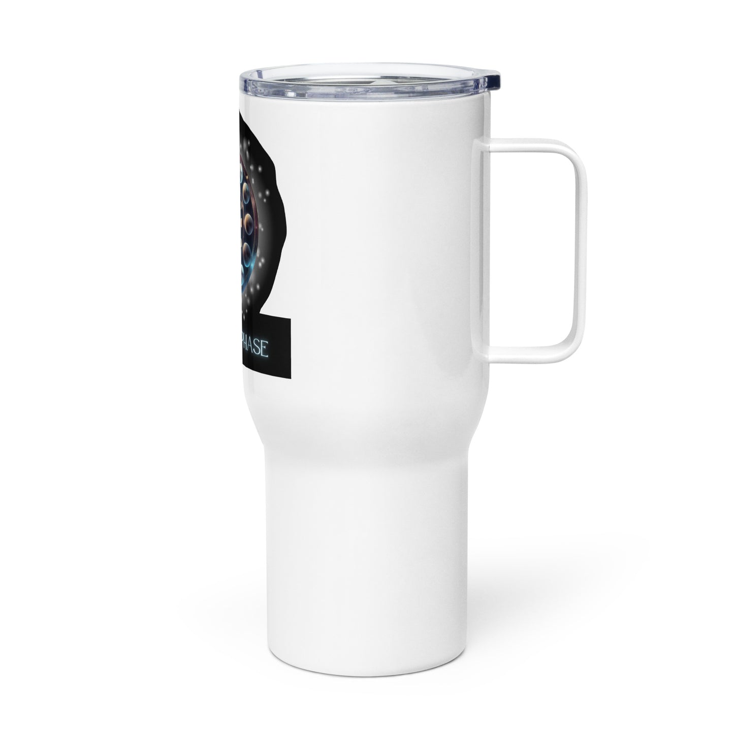 It’s Just A Phase Travel mug with a handle
