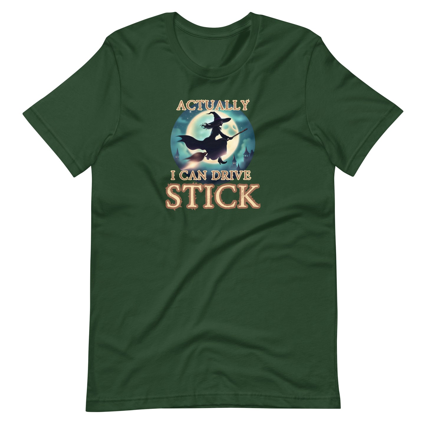 Actually I Can Drive Stick Unisex t-shirt