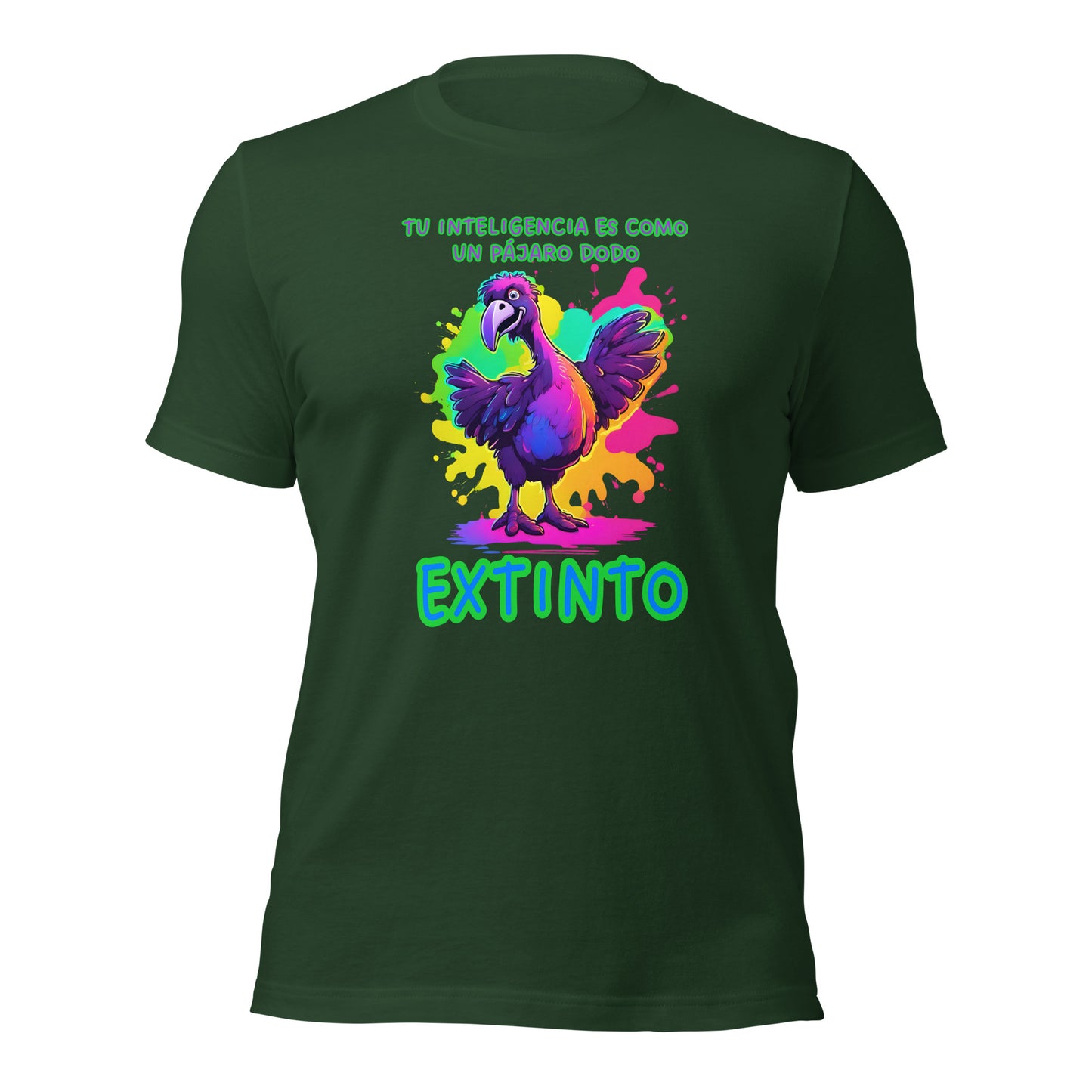 Tu Inteligencia Es Como Un Pajaro Dodo Extinto Unisex t-shirt
