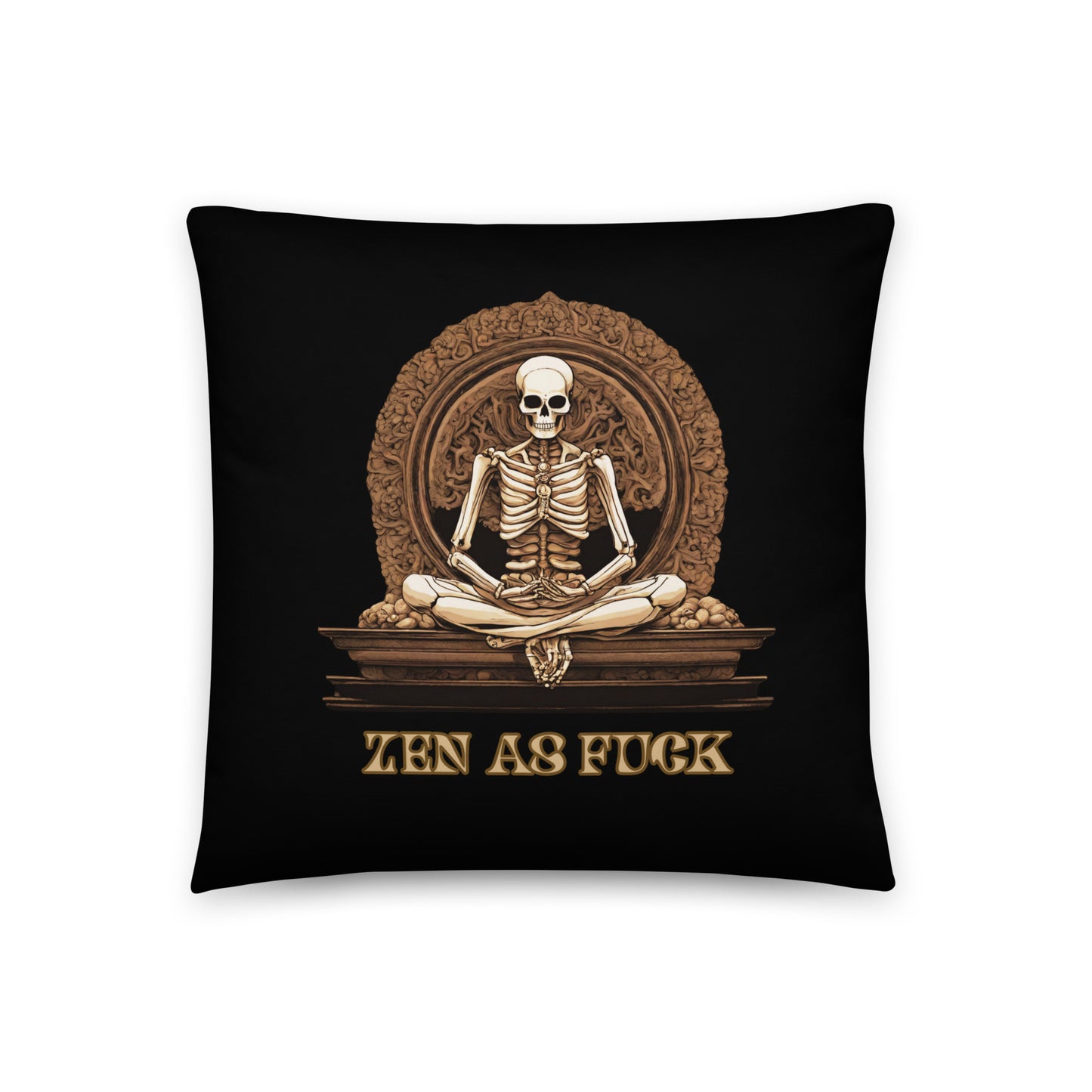 Zen As Fuck Basic Pillow