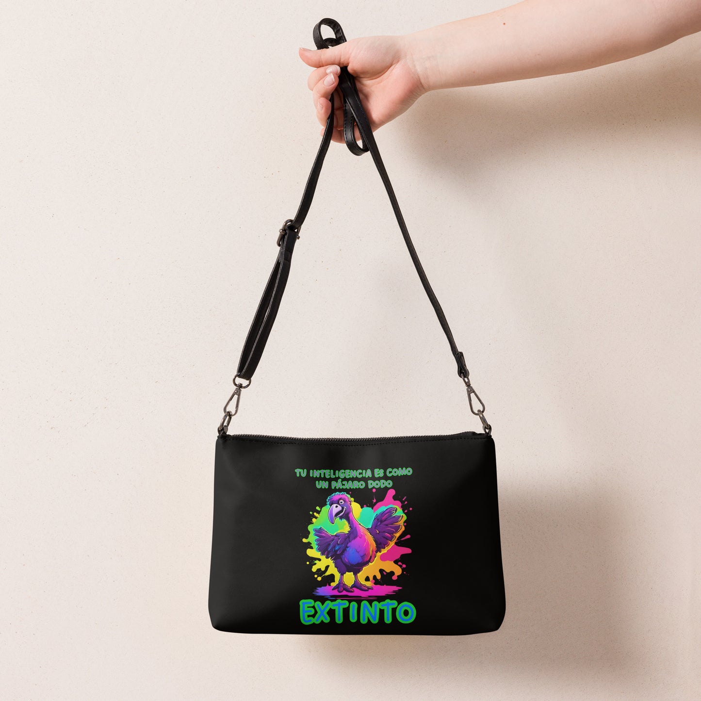 Tu Inteligencia Es Como Un Pajoro Dodo Extincto Crossbody bag