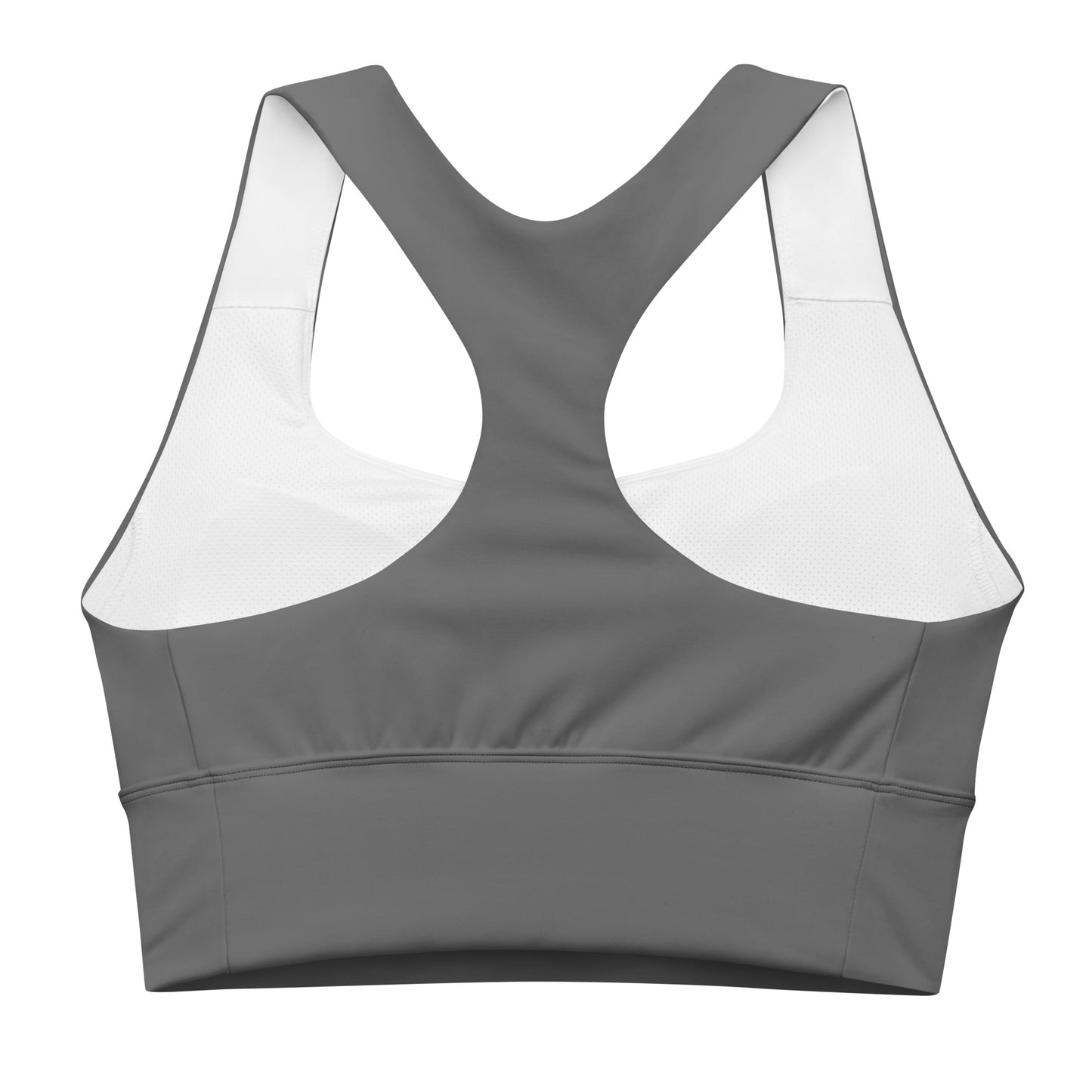 Hematite Longline Sports Bra