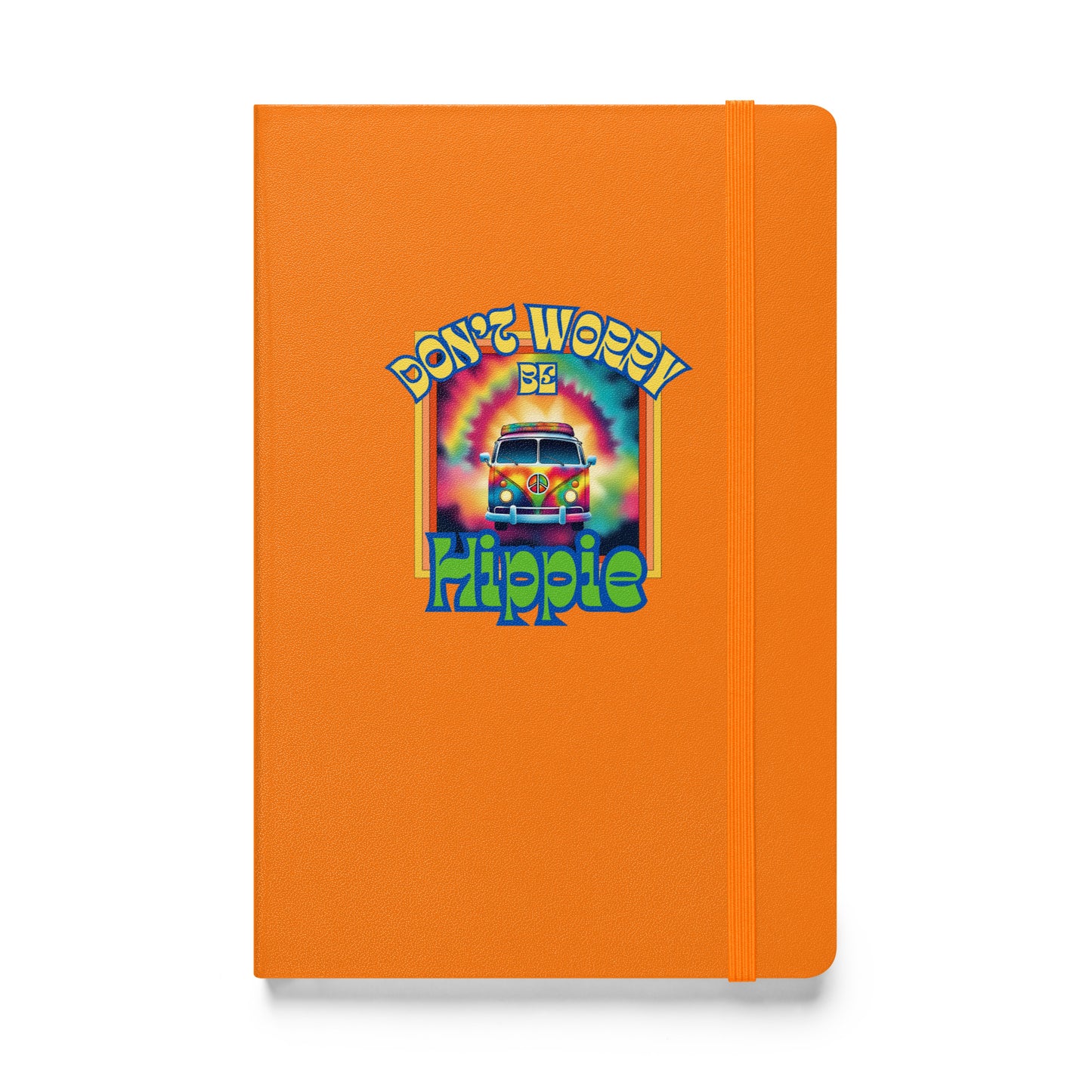 Don’t Worry Be Hippie Hardcover bound notebook