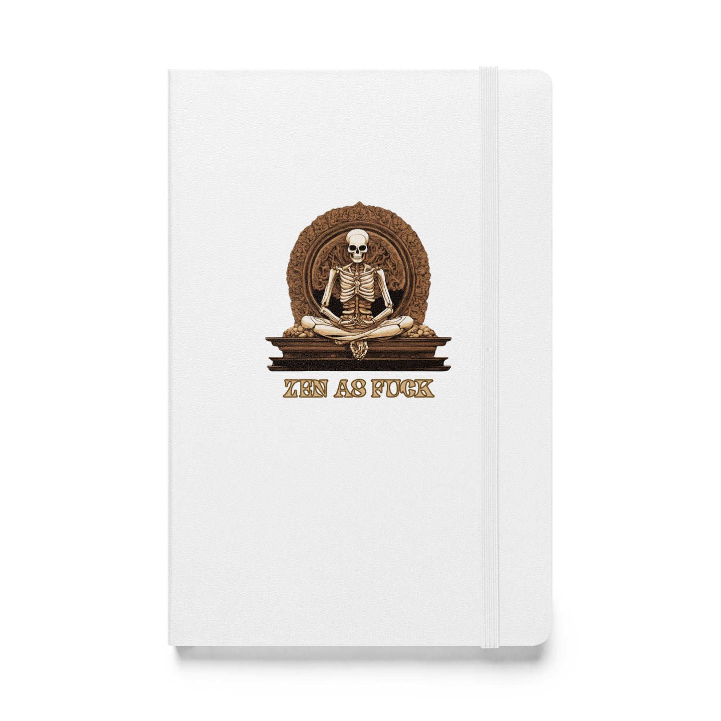 Zen As Fuck Hardcover bound notebook