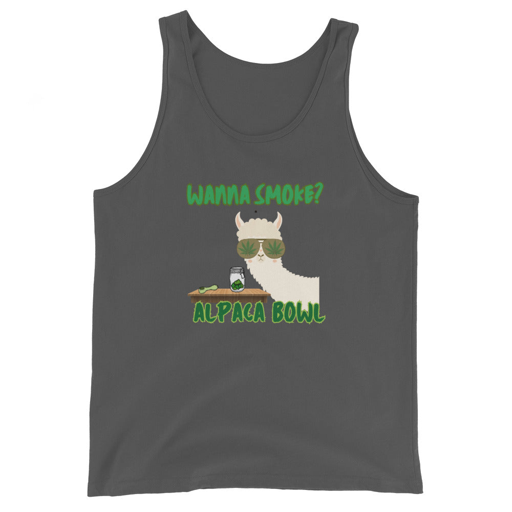 Wanna Smoke? Alpaca Bowl Tank Top