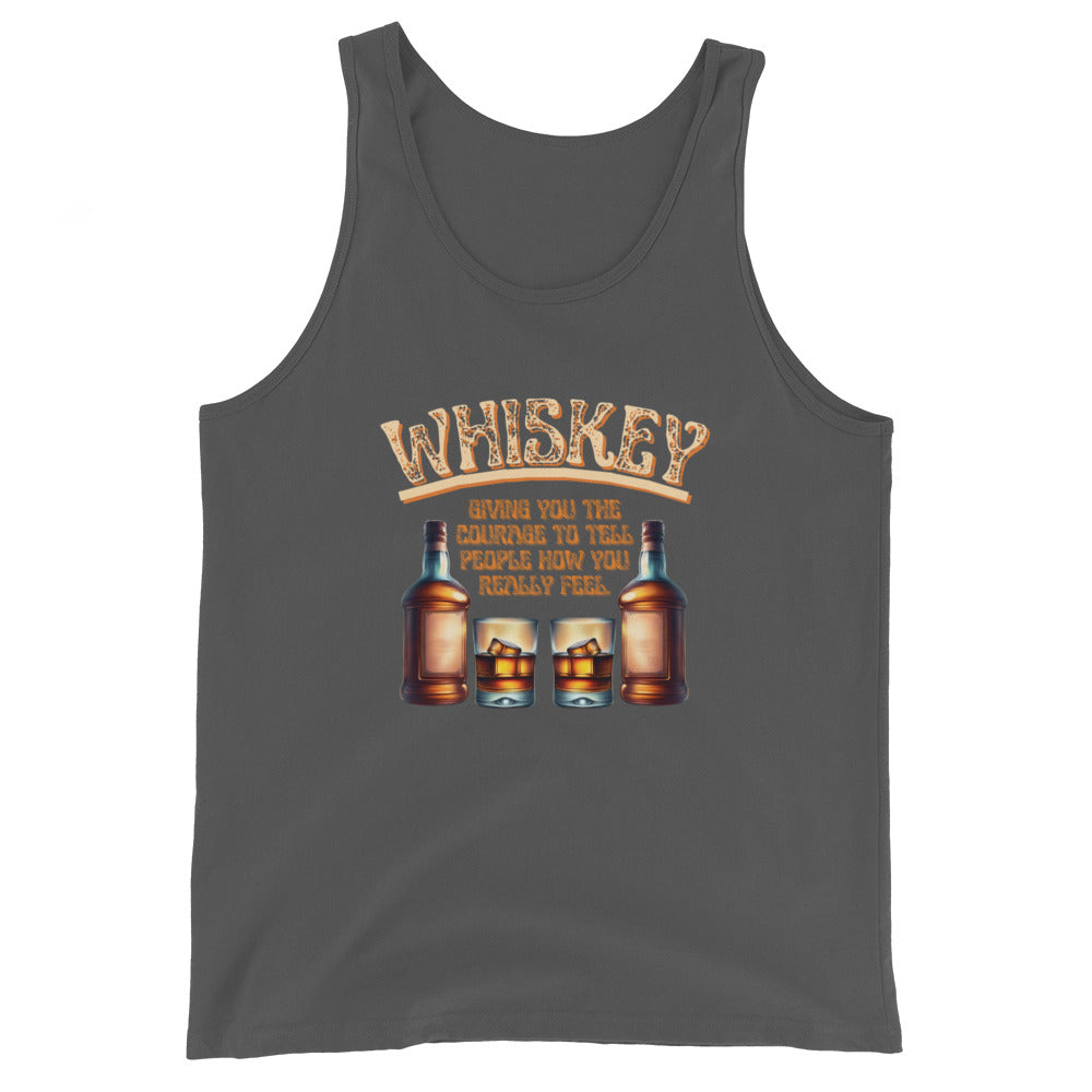 Whiskey Giving You The Courage To Tell People How You Really Feel Tank Top