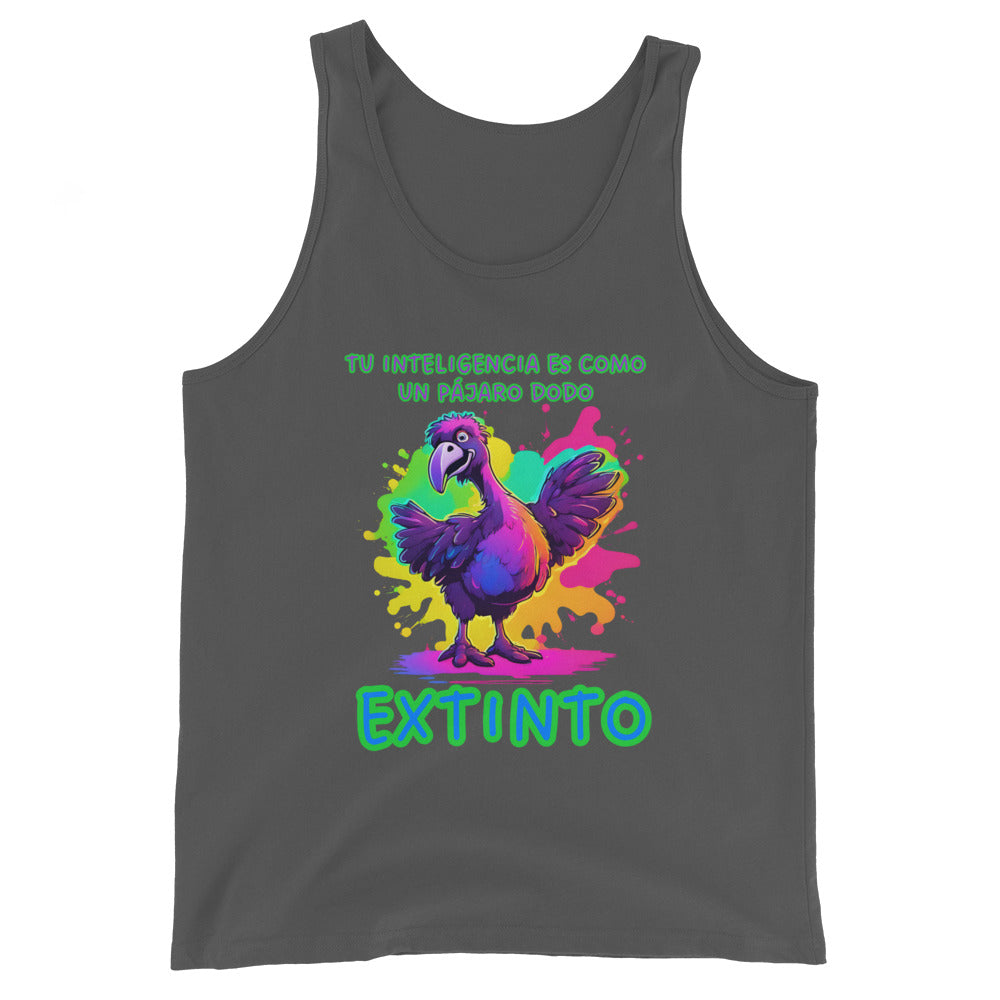 Tu Inteligencia Es Como Un Pajaro Dodo Extinto Tank Top