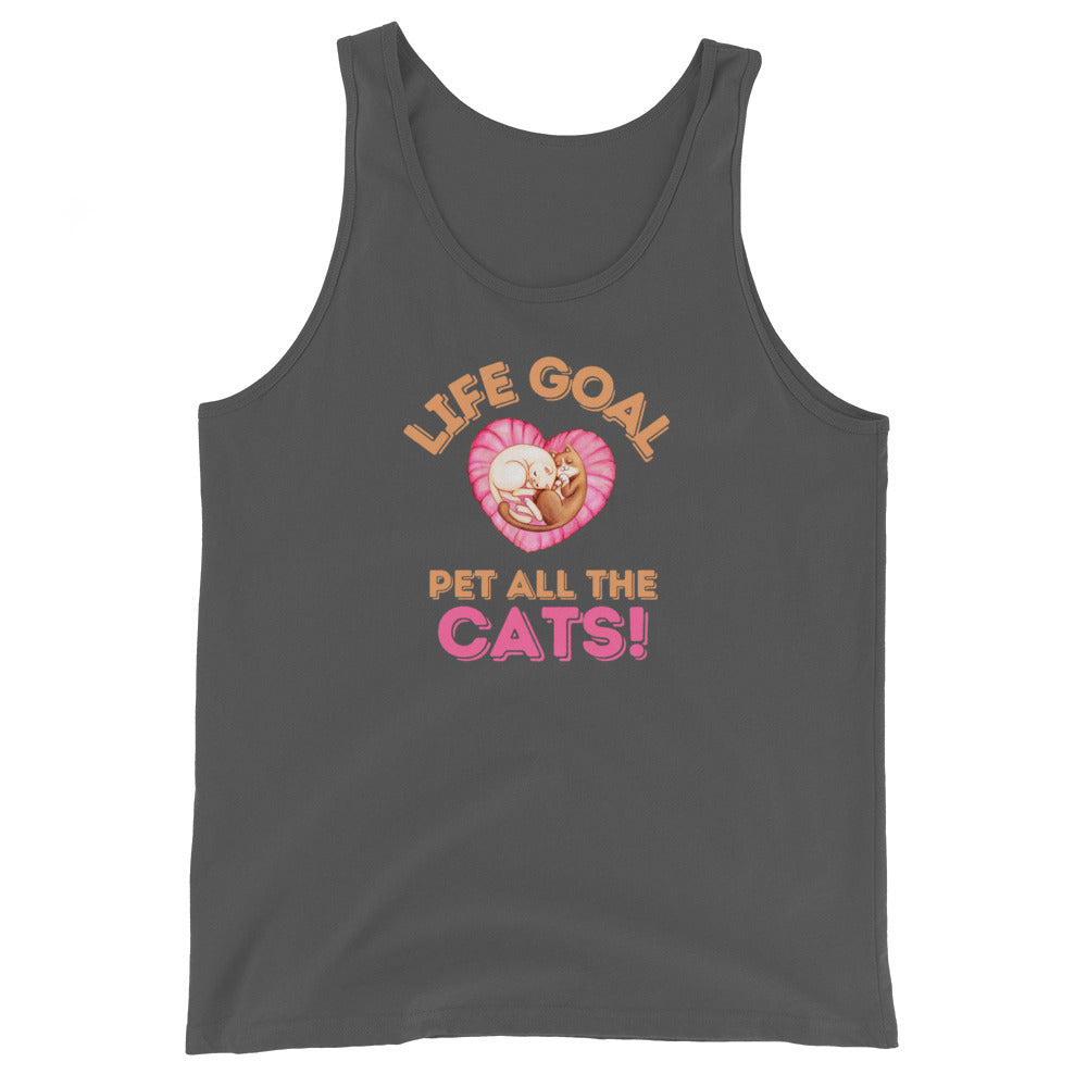 Life Goal Pet All The Cats Tank Top