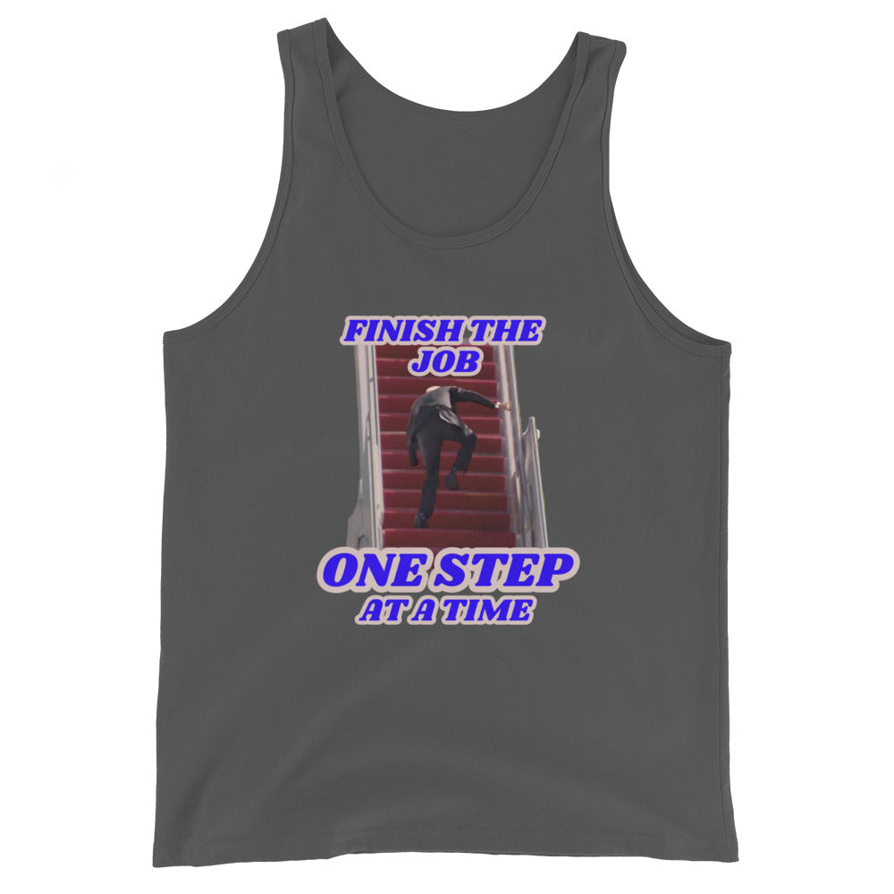 Finish The Job One Step At A Time Tank Top