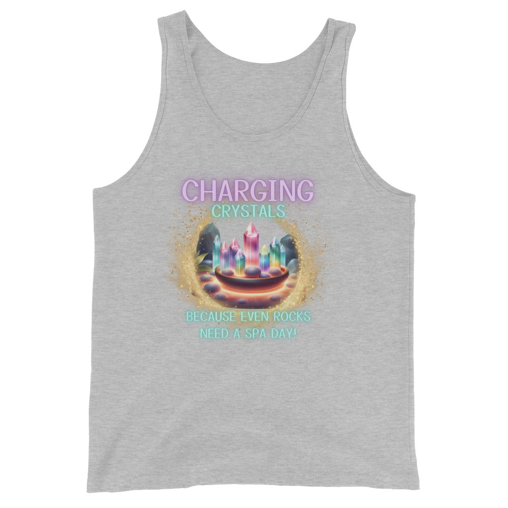 Charging Crystals Because Even Rocks Need A Spa Day Tank Top