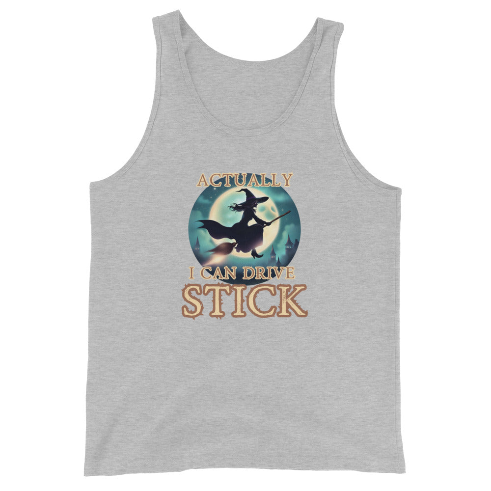 Actually I Can Drive Stick Tank Top