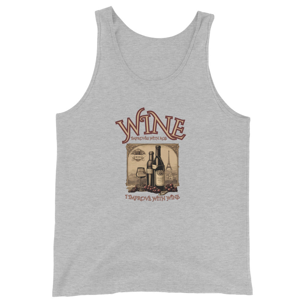 Wine Improves With Age I Improve With Wine Tank Top