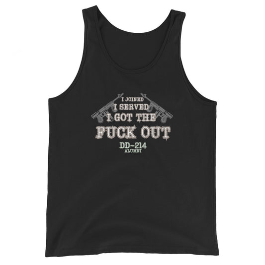 I Joined I Served I Got The Out DD-214 Alumni Tank Top