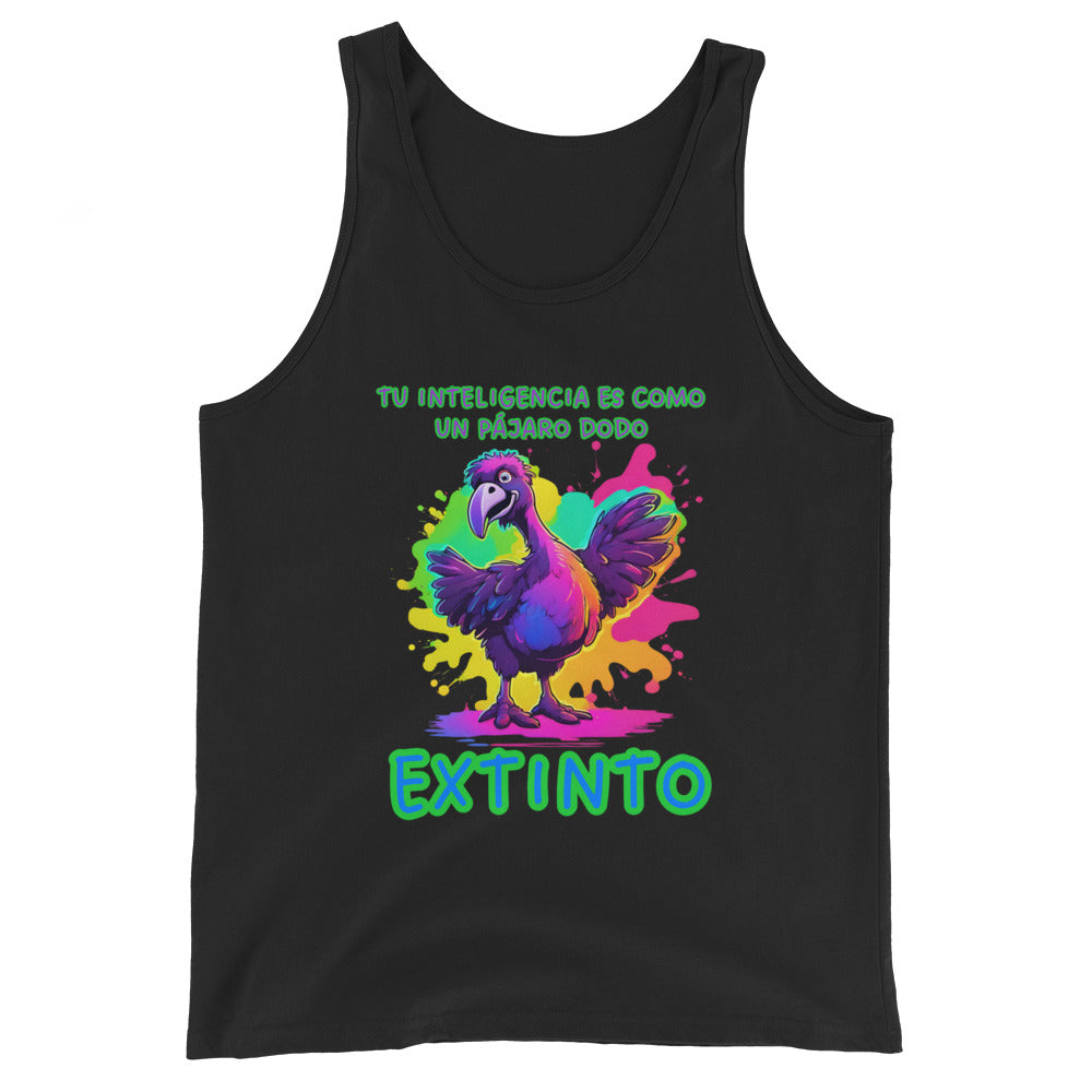 Tu Inteligencia Es Como Un Pajaro Dodo Extinto Tank Top