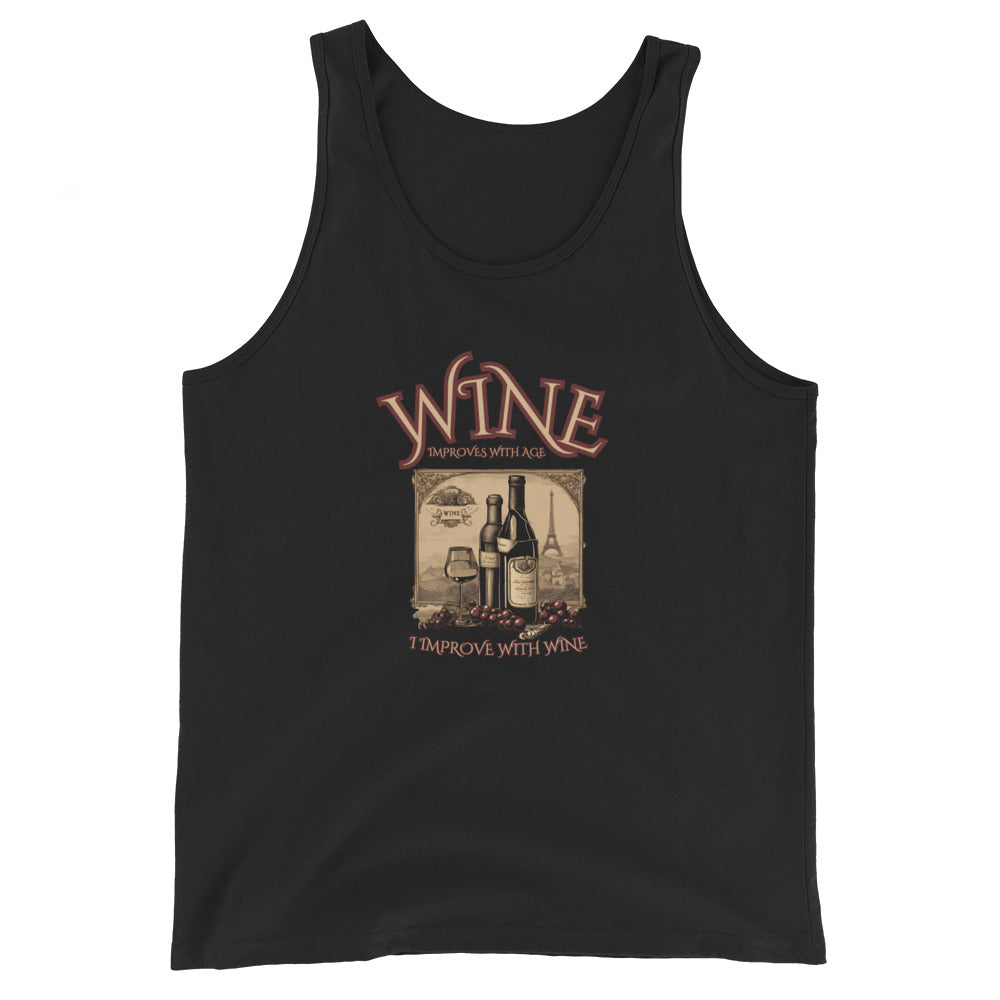 Wine Improves With Age I Improve With Wine Tank Top