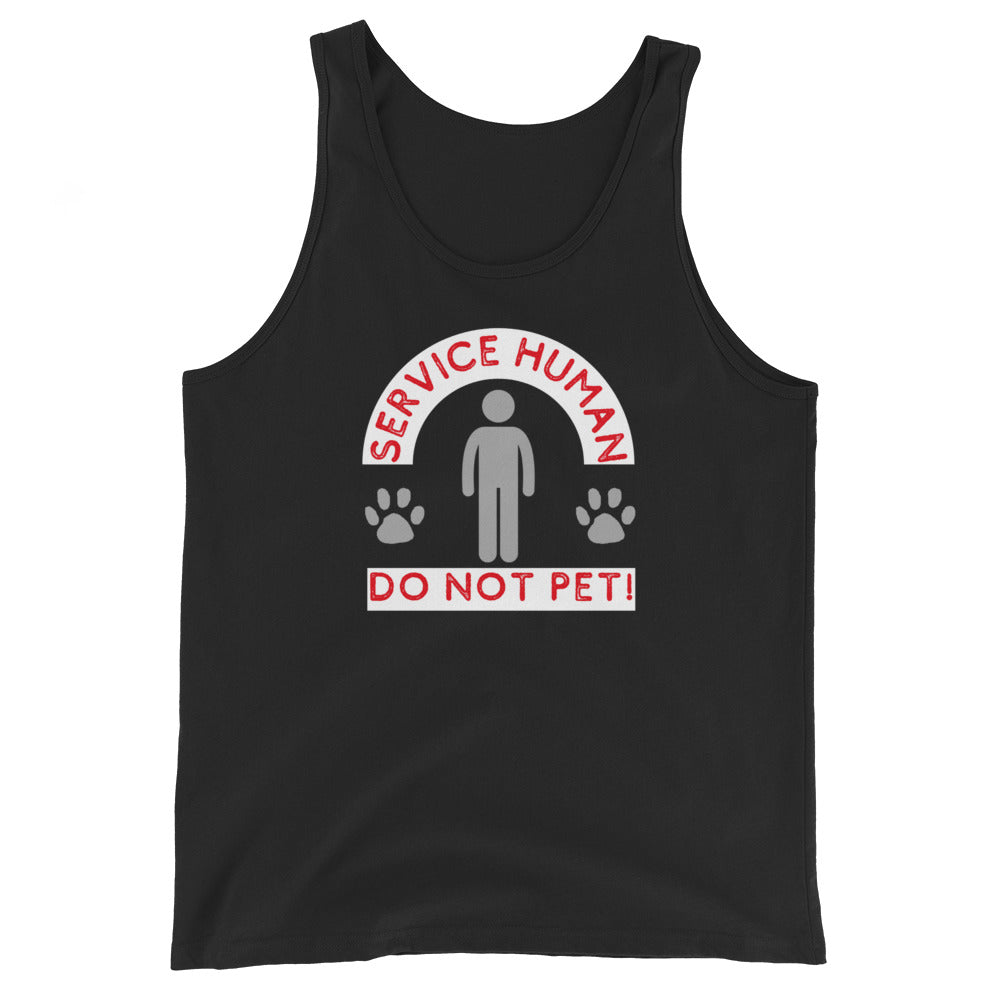 Service Human Do Not Pet Tank Top