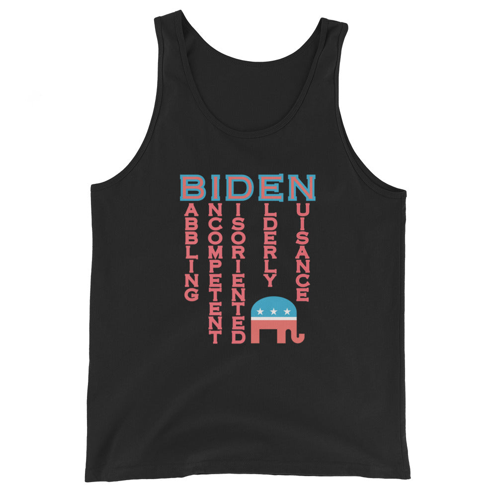 BIDEN Acronym Tank Top