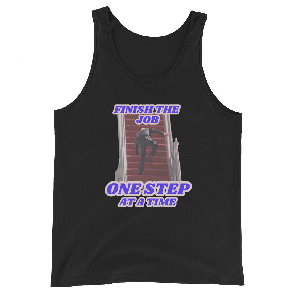 Finish The Job One Step At A Time Tank Top