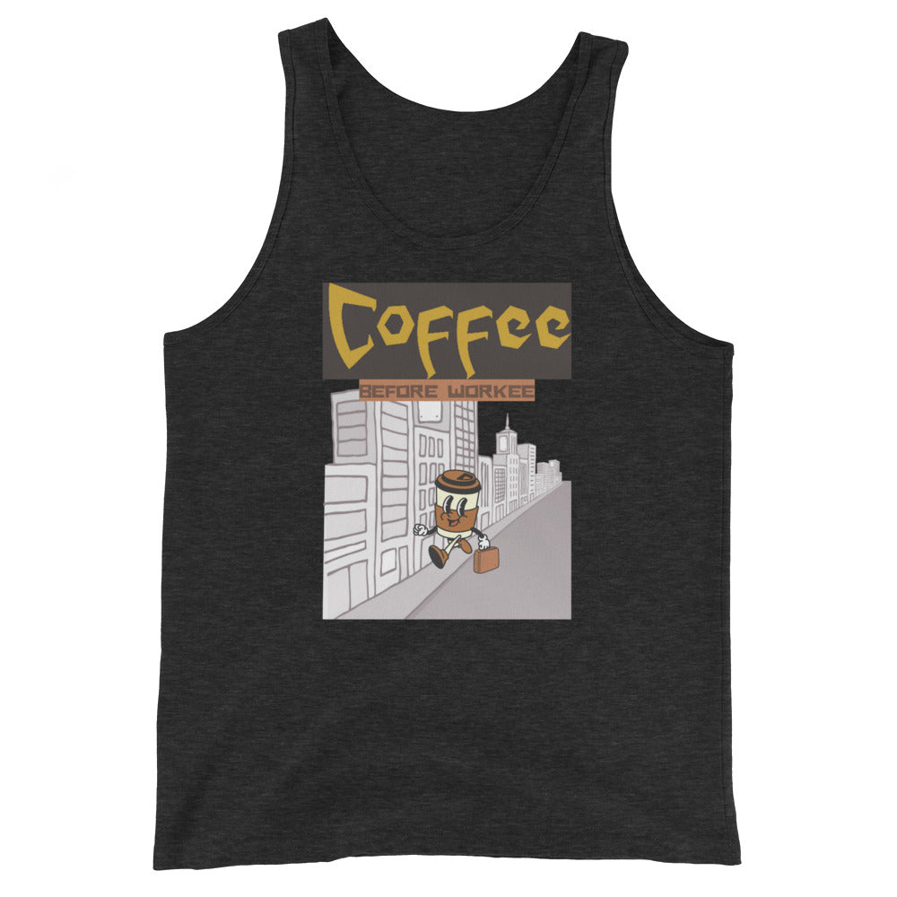 Coffee Before Workee Tank