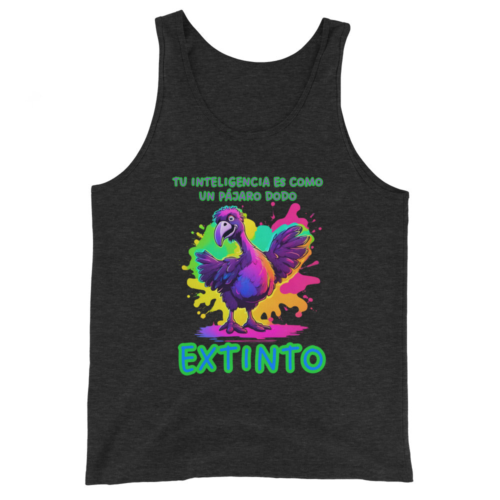 Tu Inteligencia Es Como Un Pajaro Dodo Extinto Tank Top