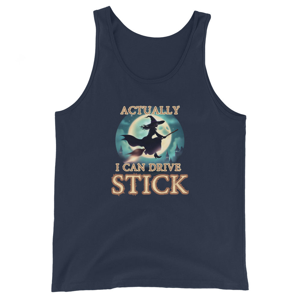 Actually I Can Drive Stick Tank Top