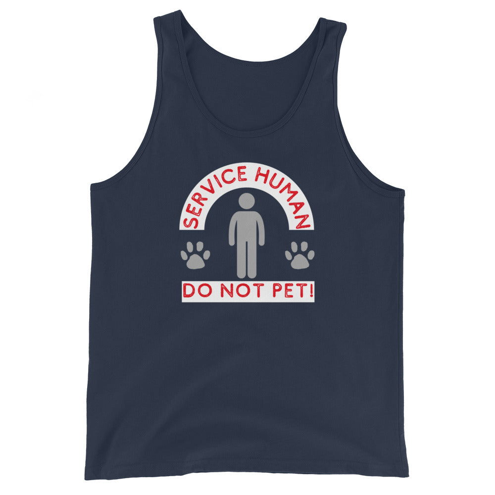 Service Human Do Not Pet Tank Top