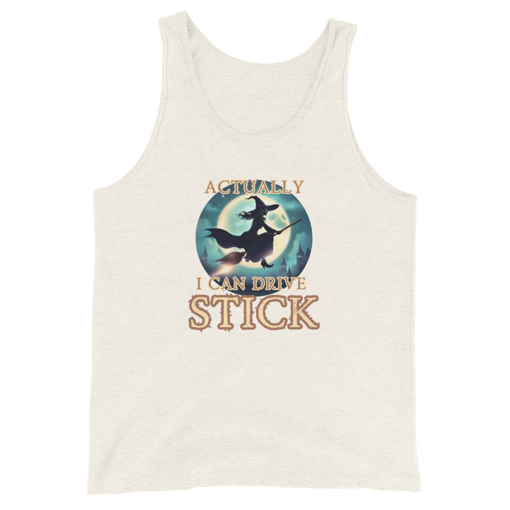 Actually I Can Drive Stick Tank Top