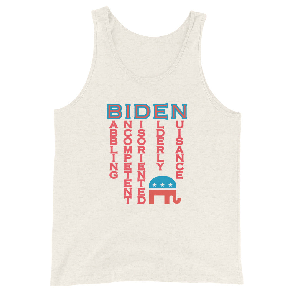 BIDEN Acronym Tank Top